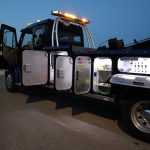 Cabinet in Towing Truck